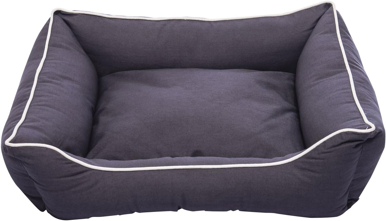 Dog Gone Smart Repelz-It Lounger Bed, 22-In by 20-In, Pebble Grey