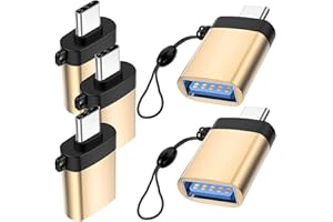 USB to USB C Adapter for iPhone 17/17 Pro, USB3.0 Female to USBC Male Adapter,Type C Converter Charger for iPhone 16 15,Apple