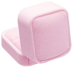 Giftop Velvet Single Ring Box Case Holder for