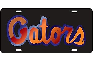 Craftique Florida Gators Label (Laser Black/Blue/Orange Gators (07086))