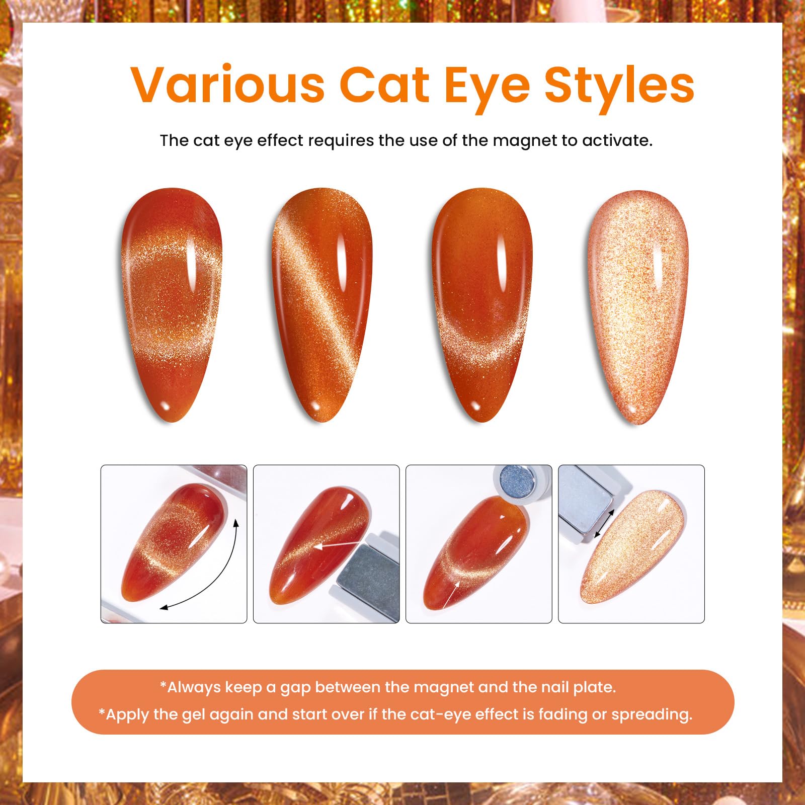 Beetles 20 Colors Cat Eye Gel Nail Polish Set with Base Gel and Matte Glossy Top Coat, Nude Pink Green Blue Nail Polish Lush Velvet with Magnet Soak Off LED Manicure Salon DIY Art Gifts for Women - Image 6