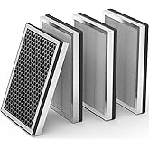 JF260 Replacement Filter Compatible with JF260/JF260S Air Purifier, H13 Grade HEPA Activated Carbon Filter, Part JF260-RF, 4Pack