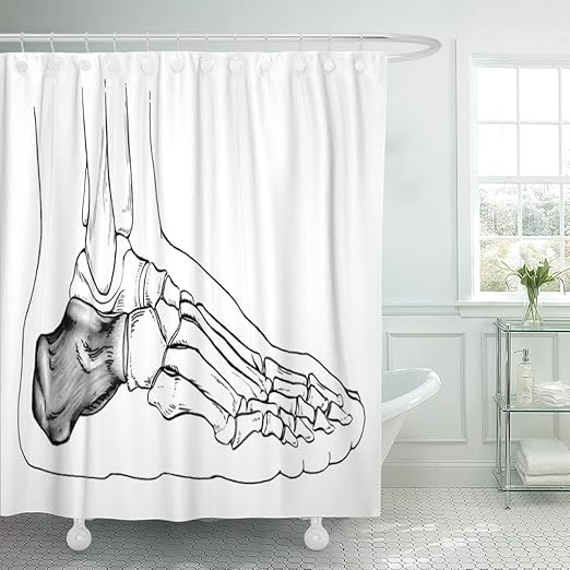 Amazon Com Emvency Fabric Shower Curtain Curtains With Hooks