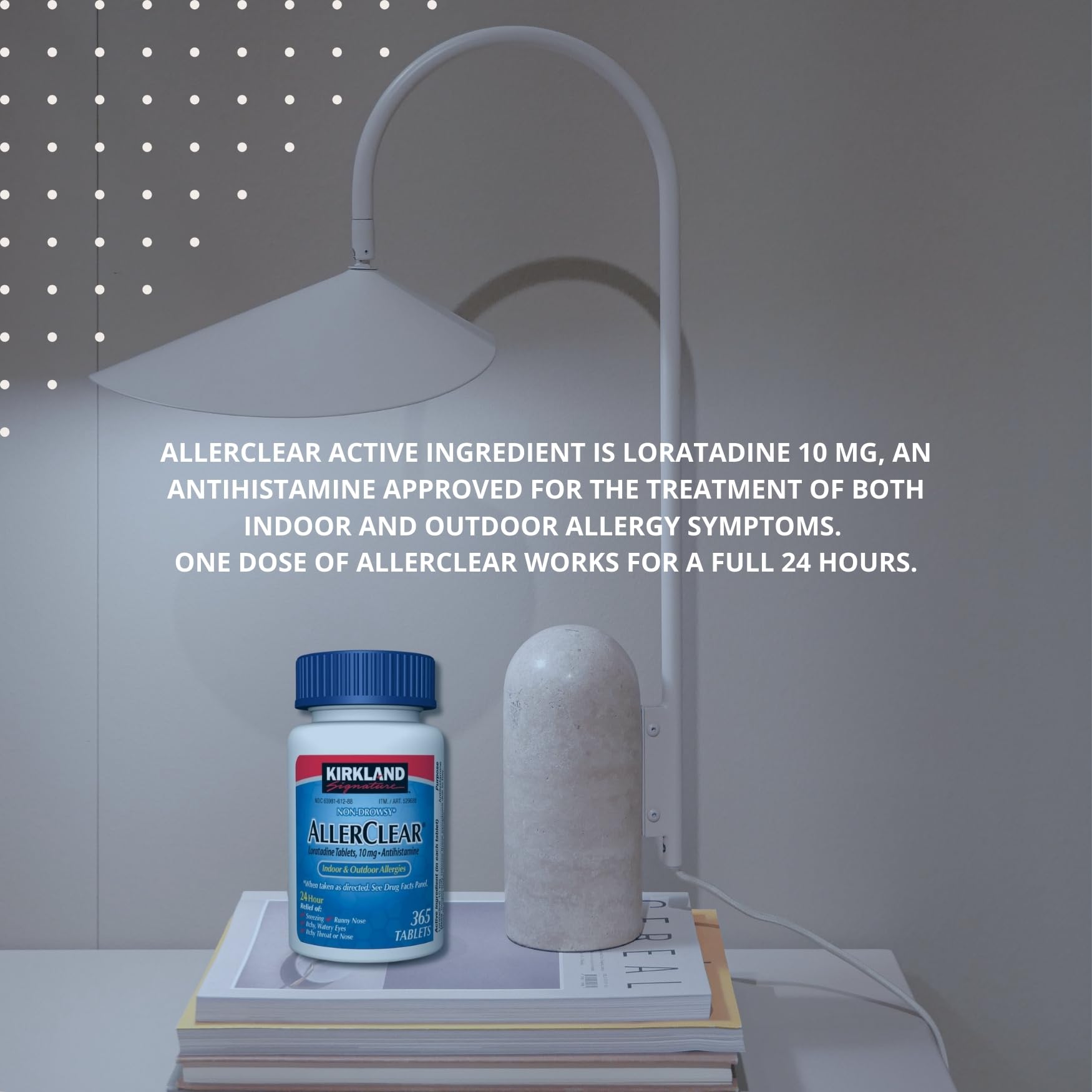 Kirkland Signature AllerClear, 365 Tablets (2 Pack)