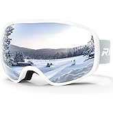 RIOROO Ski Goggles Snowboard Goggles for Men Women Adults Youth,Over Glasses OTG/100% UV Protection/Anti-fog/Wide Vision