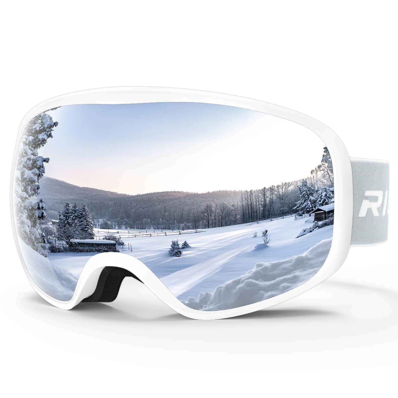 Photo 1 of RIOROO Ski Goggles Snowboard Goggles for Men Women Adults Youth,Over Glasses OTG/100% UV Protection/Anti-fog/Wide Vision