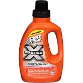 Fast Orange 22340 Fast Orange Grease X Mechanic's Laundry Detergent Liquid, 40 Fl. Oz. Stains, Soils &amp; Odor Eliminator for Clothes, Heavy Duty Formula &amp; Degreaser to Deep Clean Active Wear Clothing