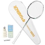 MBFISH Badminton Racket Set, Equipped with 1 Carbon