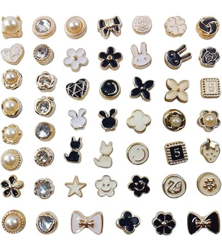 Amazon.com: 80Pcs Women Shirt Brooch Buttons Cover up Button Pin
