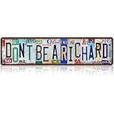 Vintage Don't Be A Richard Wall Decor Street Signs Bar Metal Tin Signs 16 x 4 Inches