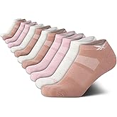 Reebok Womens Low Cut Socks - 12 Pack Performance Cushioned Comfort No Show Sock - Athletic Socks for Women (4-10)