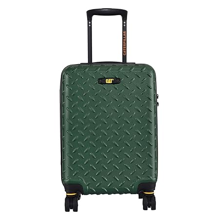 CAT Industrialplate ABS 23.5 cms Moss Green Hardsided Cabin Luggage (83552-205)