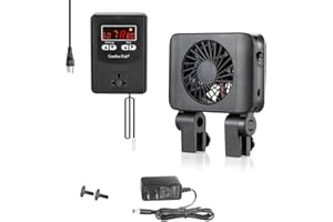 Carefree Fish Aquarium Cooling Fan and Temperature Controller Thermostat 1200W Fish Tank Chiller Equipment Adjustable Speed