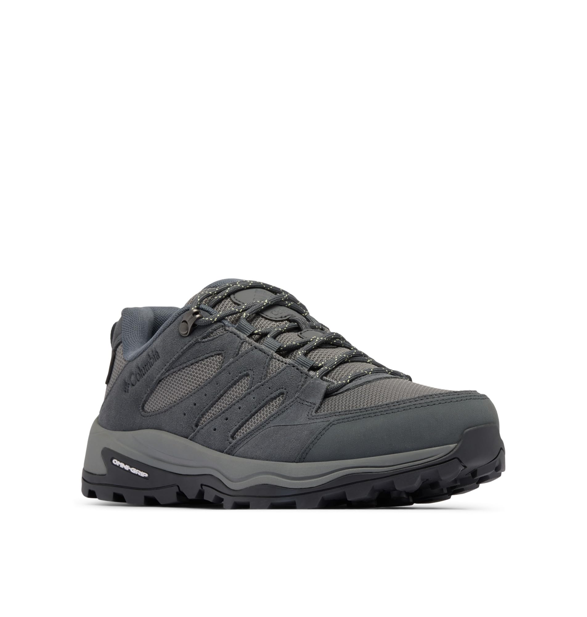 Columbia Mens Redmond IV Low Waterproof Hiking Shoe, Graphite/Citron Haze, 11.5