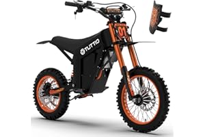 Tuttio Electric Dirt Bike Teens Adults Electric Bike 48V 21AH Removable Battery with Hydraulic Brakes (21AH Dirt Bike)