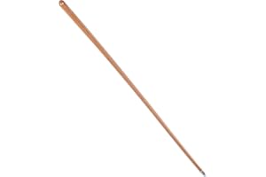 Carlisle 4526700 Lacquered Wood Broom Handle with Metal Threaded Tip, 60-Inch Length, 15/16-Inch Diameter (Pack of 12)