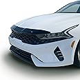 Auto Ventshade [AVS] Aeroskin Hood Protector | Fits 2021-2025 Kia K5 | Low Profile Deflector/Bug Shield - 1 pc., Smoke | 322199