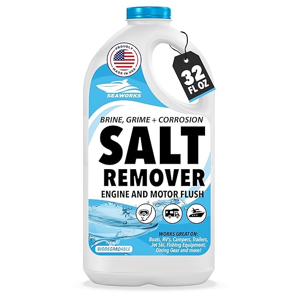 SEAWORKS BOAT SALT REMOVER ENGINE AND MOTOR FLUSH...