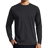 TACVASEN Men's Long Sleeve UPF 80+ Shirts Sun Protection UV SPF Shirts Rash Guard Fishing Running Quick Dry Lightweight