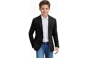 SZZMMER Boys Blazer Lightweight Sport Coat Formal Wedding Kids Jacket for Boy Summer Casual Jacket