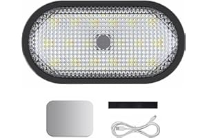 TTSITG Car LED Dome Lights Interior Wireless,Trunk Light,USB Rechargeable Battery Powered Inside Ceiling Roof Light for Cars 