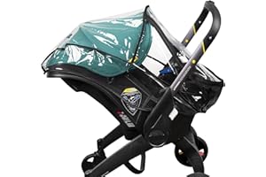 TRIPDAILY Rain Cover, Compatible with Doona Infant Car Seat Stroller, Protects from Rain, Snow, Wind, Cold, Side Ventilation Holes, Rain Cover for Stroller, Stroller Cover Accessories
