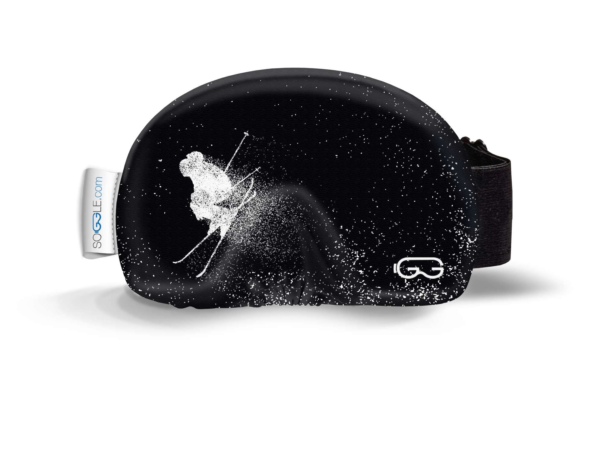SOGGLE Freestyler Ski Goggles Protective Cover Microfibre One Size Black / White 02