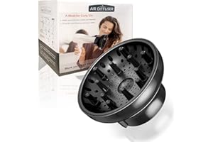 POLLY ONLINE Hair Dryer Diffuser Attachment Universal Adjustable Professional Salon Tool for Curly Hair Fits Most Kinds of Blow Dryer Diameter 4.3-6.5CM