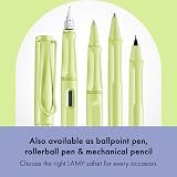 LAMY Safari Springgreen Fountain Pen EF Nib Ergonomic Grip T10 Blue Cartridge view 6