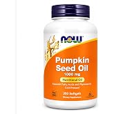 Now Supplements, Pumpkin Seed Oil 1000 mg with Essential Fatty Acids and Phytosterols, Cold Pressed, 300 Softgels