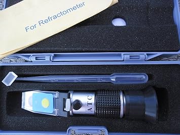 LED IMKER REFRAKTOMETER BRIX ZUCKER HONIG BAUME WASSERGEHALT HONIGFEUCHTE BIENEN 3022