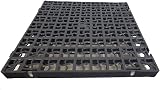 Srendi 4 x Black Plastic Paving Grid 500x500x40mm Interlocking 1m2 view 4