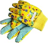 LR Supplies Kids Gardening Gloves Brand New One Size PVC Dots Grip view 1