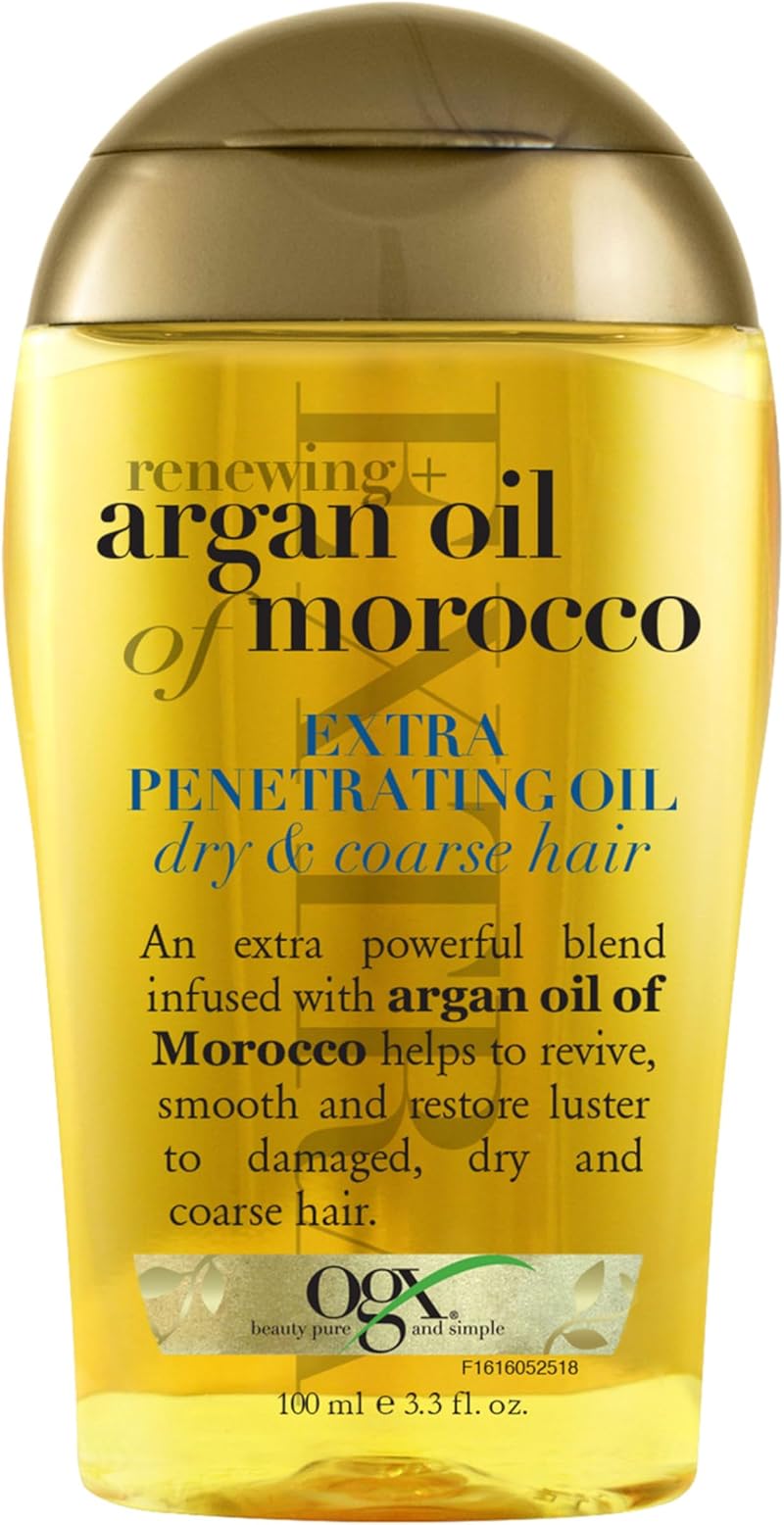 OGX Extra Strength Argan Oil Hair Oil Treatment Dry Damaged Coarse Hair 3.3 fl
