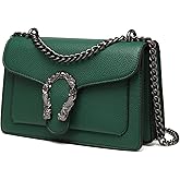 Travistar Crossbody Bags for Women Small Handbags PU Leather Shoulder Bag Purse Evening Bag Quilted Satchels with Chain Strap