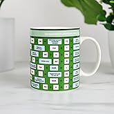 Gift Republic Spreadsheet Shortcut Mug Excel Spreadsheet Geek Novelty Mug Funny Office Coffee Cup Accountant Tax Gift Colleague Coworker Gift Boxed