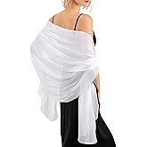 FURTALK Shawls and Wraps for Evening Dresses Sparkly Soft Wedding Party Bridesmaid Scarves for Women