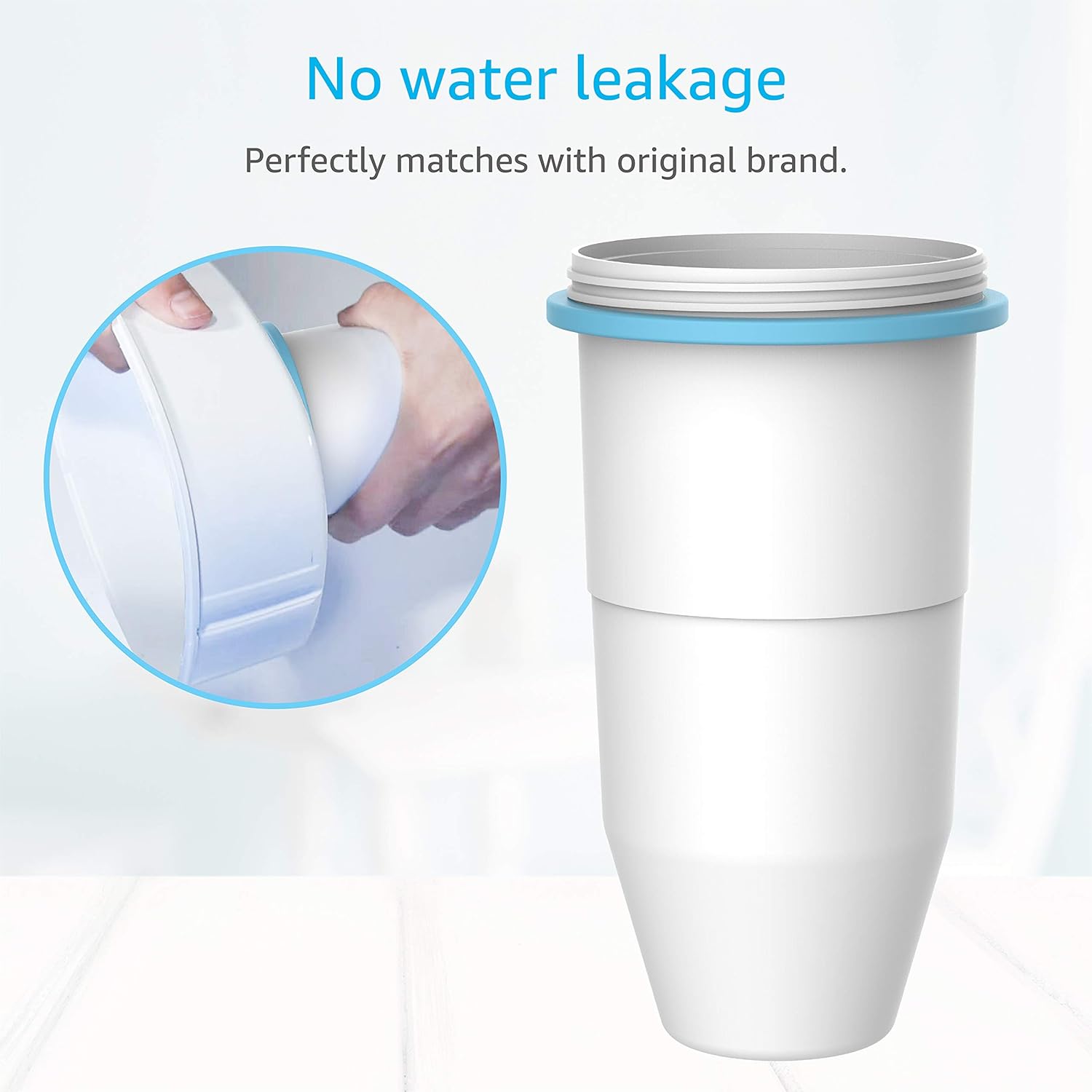 AQUA CREST ZR-017 Replacement Filters, Compatible with ZeroWater ZR-017 Pitchers and Dispensers (Pack of 2): Kitchen & Dining