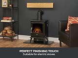 Adam Angled Decorative Stove Pipe Black 260 x 120 x 205 mm view 3