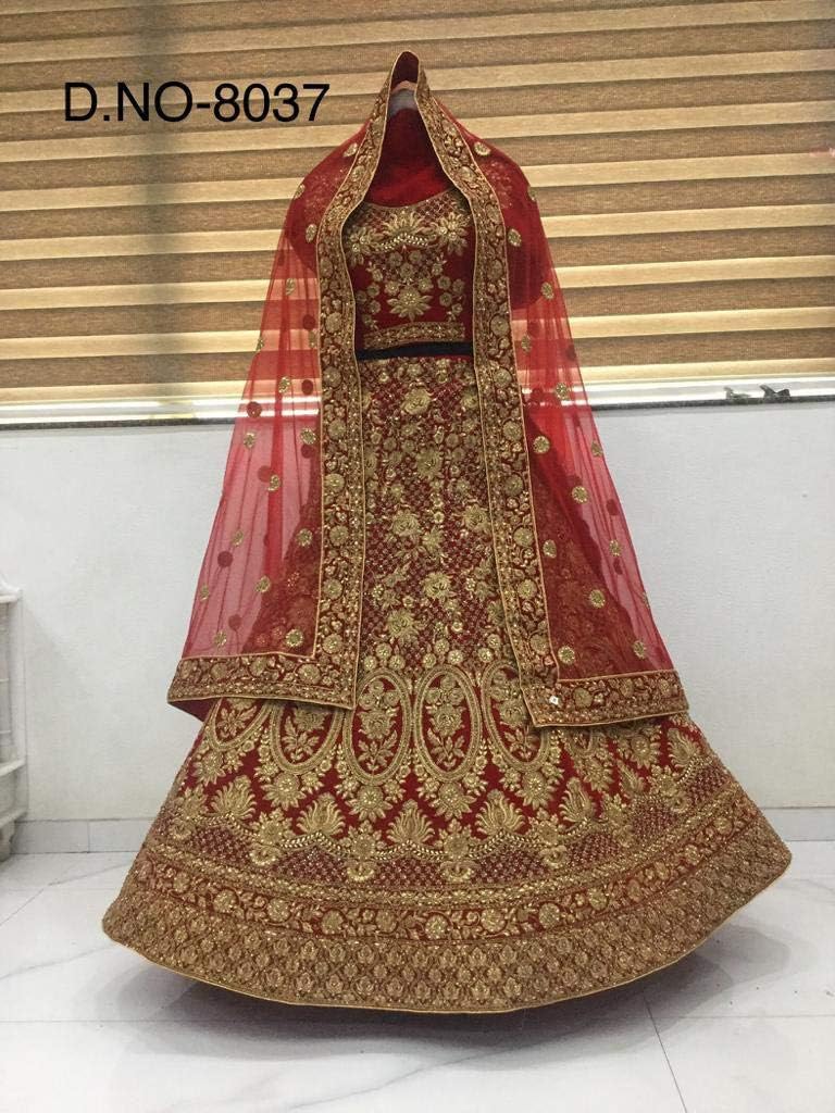 maroon bridal lehenga