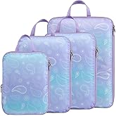 Cambond Compression Packing Cubes for Travel - Lightweight Expandable Travel Bags Luggage Organizers Travel Essentials Compression Cubes for Travel Space Saver for Carry on Suitcases Organizer