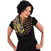 Harry Potter Red Golden Snitch Infinity Scarf - Polyester with All-Over Snitch Print, Officially Licensed