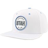 ZHATS NHL Unisex-Adult NHL Officially Licensed Adjustable Snapback Hat Flat Bill Z11 Pop White