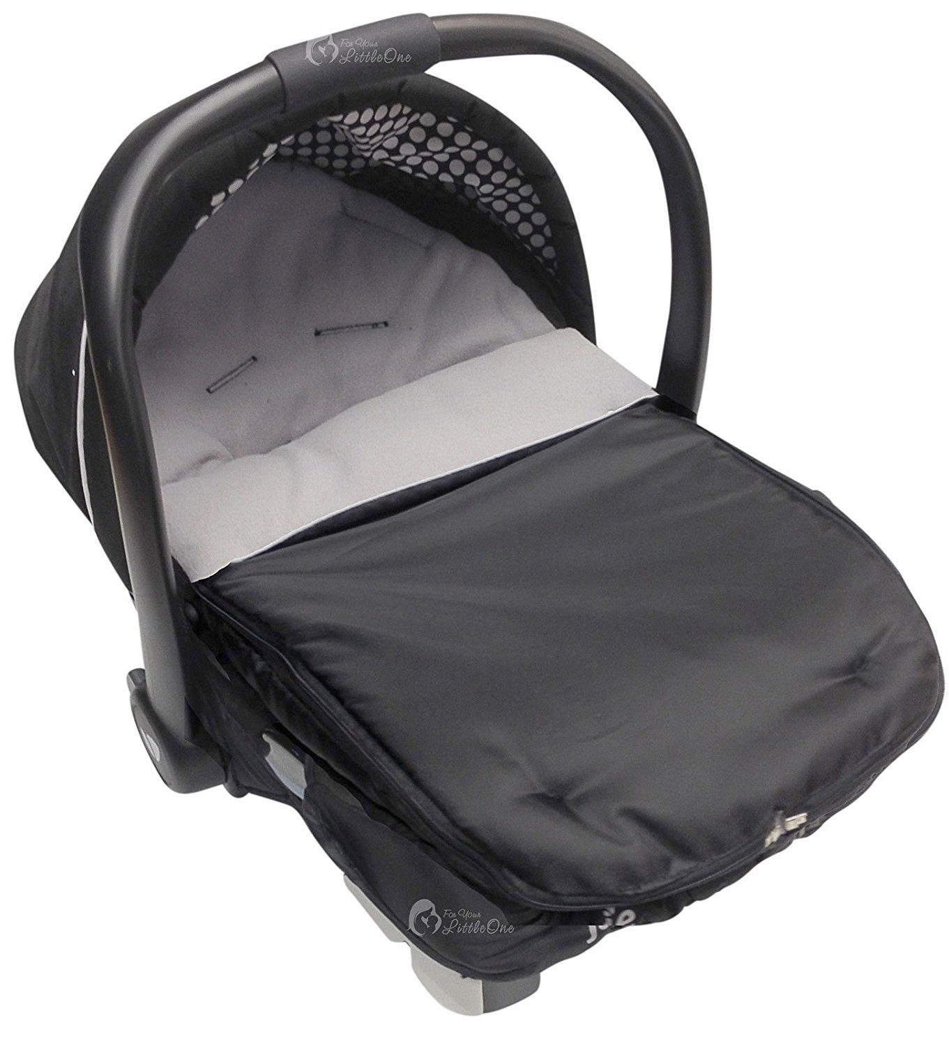 Car Seat Footmuff/Cosy Toes Compatible with Joie Grey