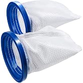 2-Pack Pool Vacuum Cleaner Reusable Filter Bag for Pool Blaster Water Tech Max &amp; Catfish Ultra Pool Vacuum Sand &amp; Silt Cleaner Filter