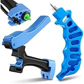Feekoon Drip Irrigation Hole Punch Tool Set with Adapter, 2-in-1 Insertion Tool for Drippers and 1/4 Inch Fittings, for 16/20mm PE Tubing