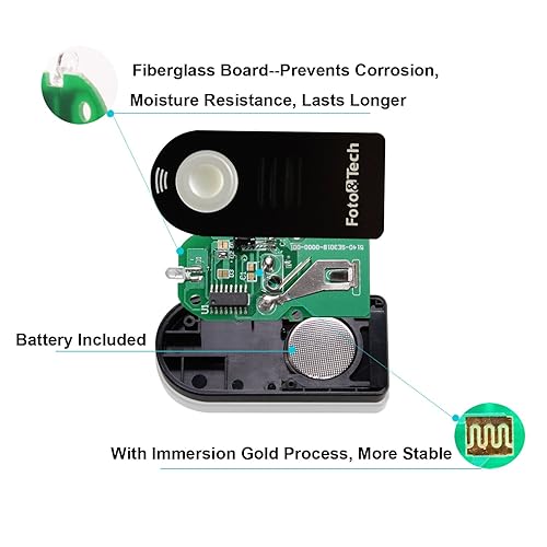 Foto&Tech FTML-L3 Wireless Remote Control Compatible with Nikon D7500 D750  D3400 D3300 D3200 D5500 D5300 D