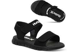 Hurley kids and toddlers Ken Sandals, for Boys and Girls, Kid's Lightweight Open Toe Sandals, Beach Sandals with Adjustable straps, for Outdoors, Water Play and Pool