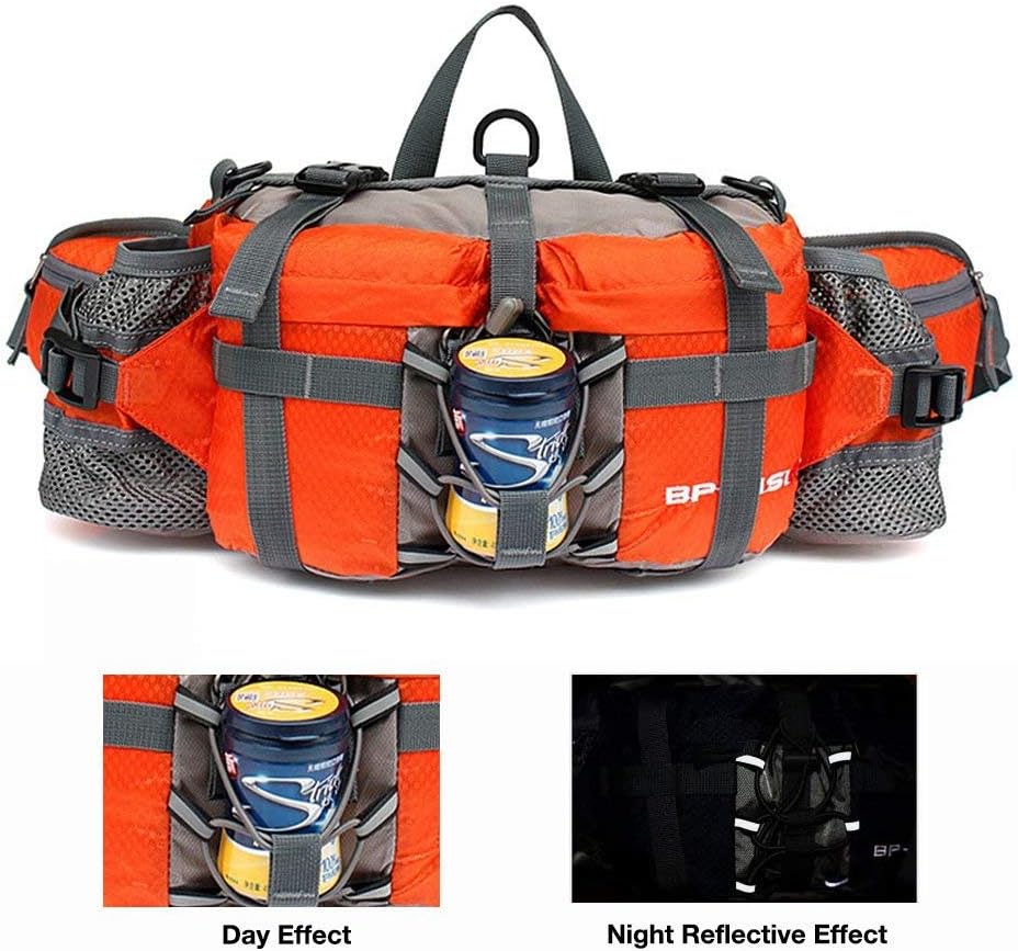 Multifuction Tactical Waist Bag Backpack Shoulder Bag Molle Military Wasit Pack Fanny Pack Bumbag for Outdoor Running Walking Camping Hiking Trekking - Image 3