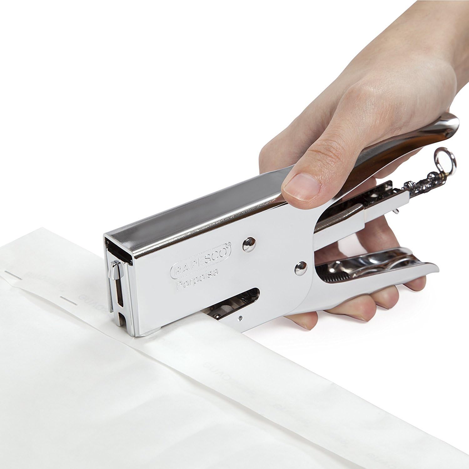 Rapesco Porpoise Packaging Plier Stapler, Uses 26 and 24 Type 1/4"- 5/16" Staples, Metal (R81000A3) : Office Plier Staplers : Office Products